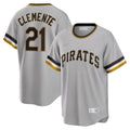 Pittsburgh Pirates Roberto Clemente Gray Road Cooperstown Collection Player Jersey product image 1, provided for visual