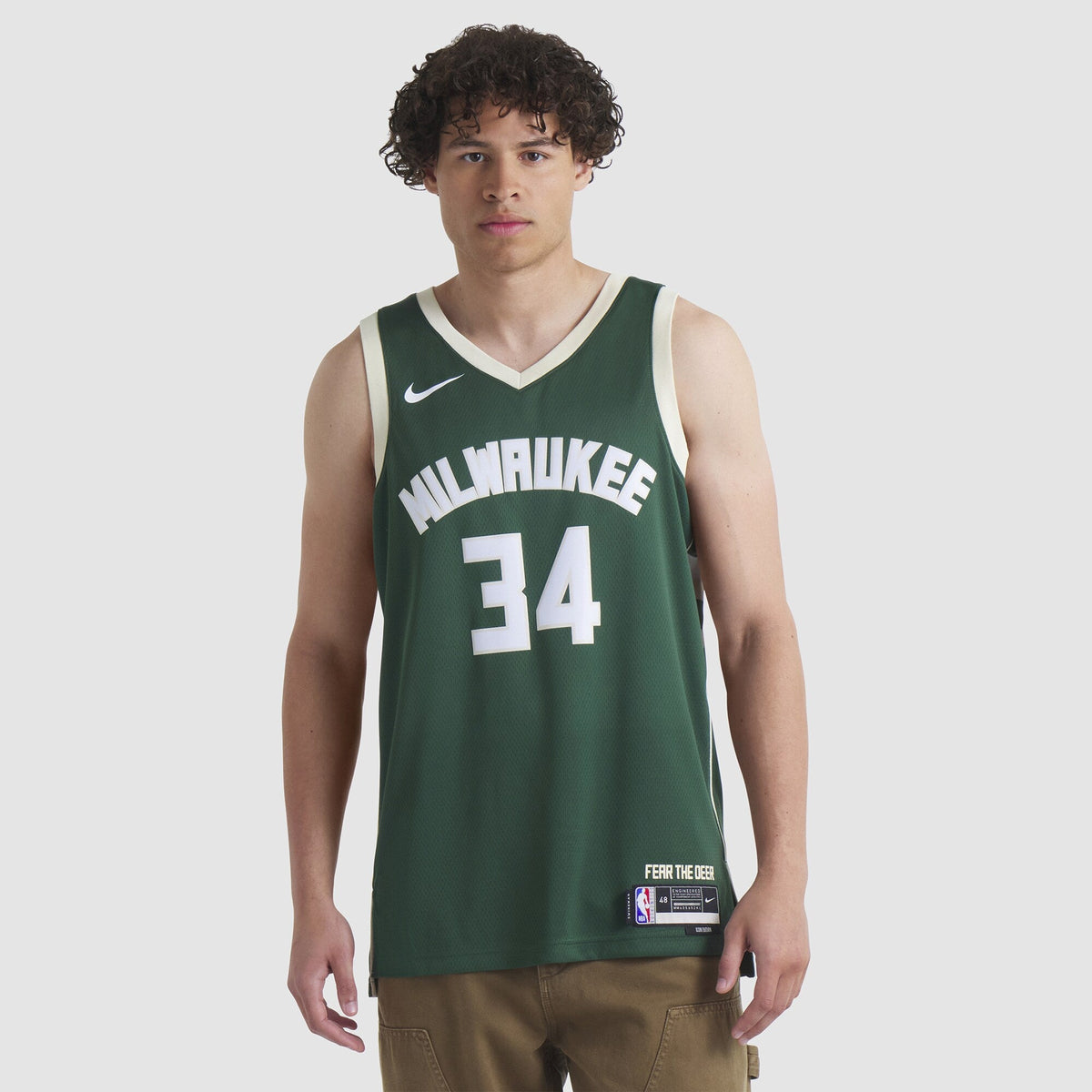 Milwaukee Bucks Giannis Antetokounmpo Dri-Fit Swingman Jersey product image 5, provided for visual reference and product