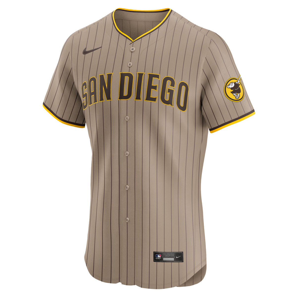 San Diego Padres Fernando Tatis Jr. Sand Alternate Elite Player Jersey product image 3, provided for visual reference and