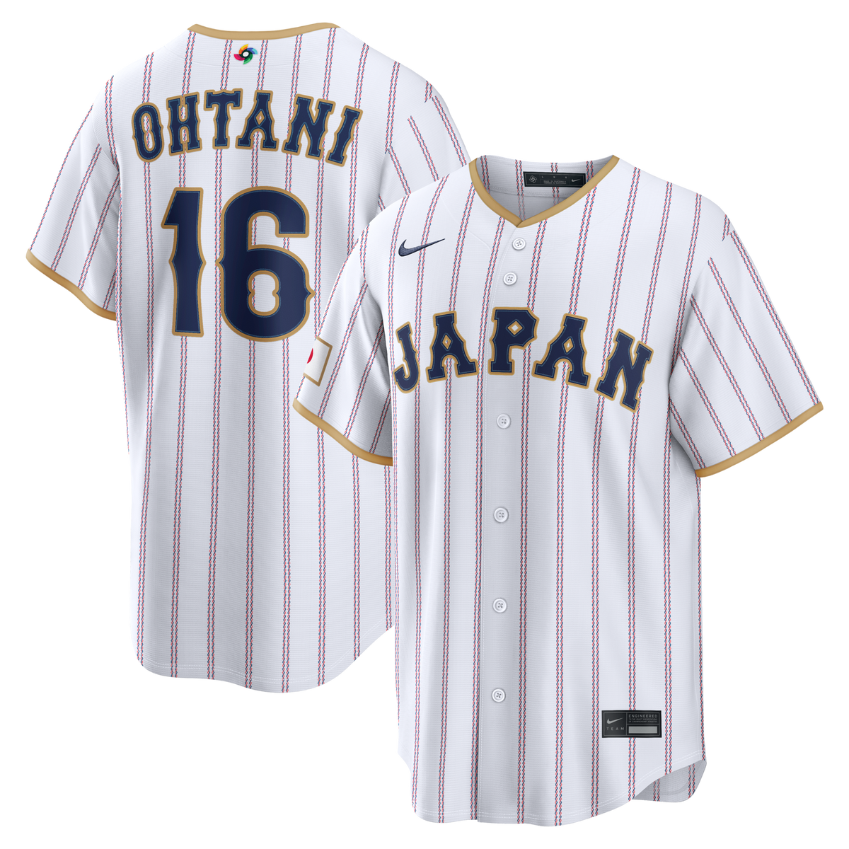 Japan Baseball Shohei Ohtani White 2026 World Baseball Classic Home Stadium Jersey product image 1, provided for visual