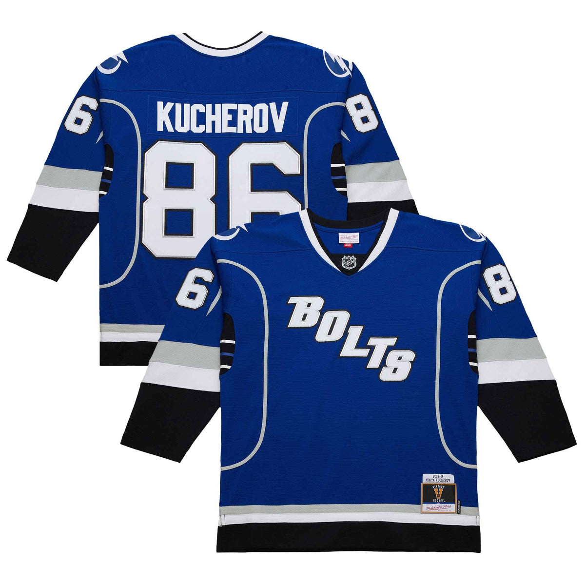 Tampa Bay Lightning Nikita Kucherov Blue 2013-14 Power Play Jersey product image 1, provided for visual reference and