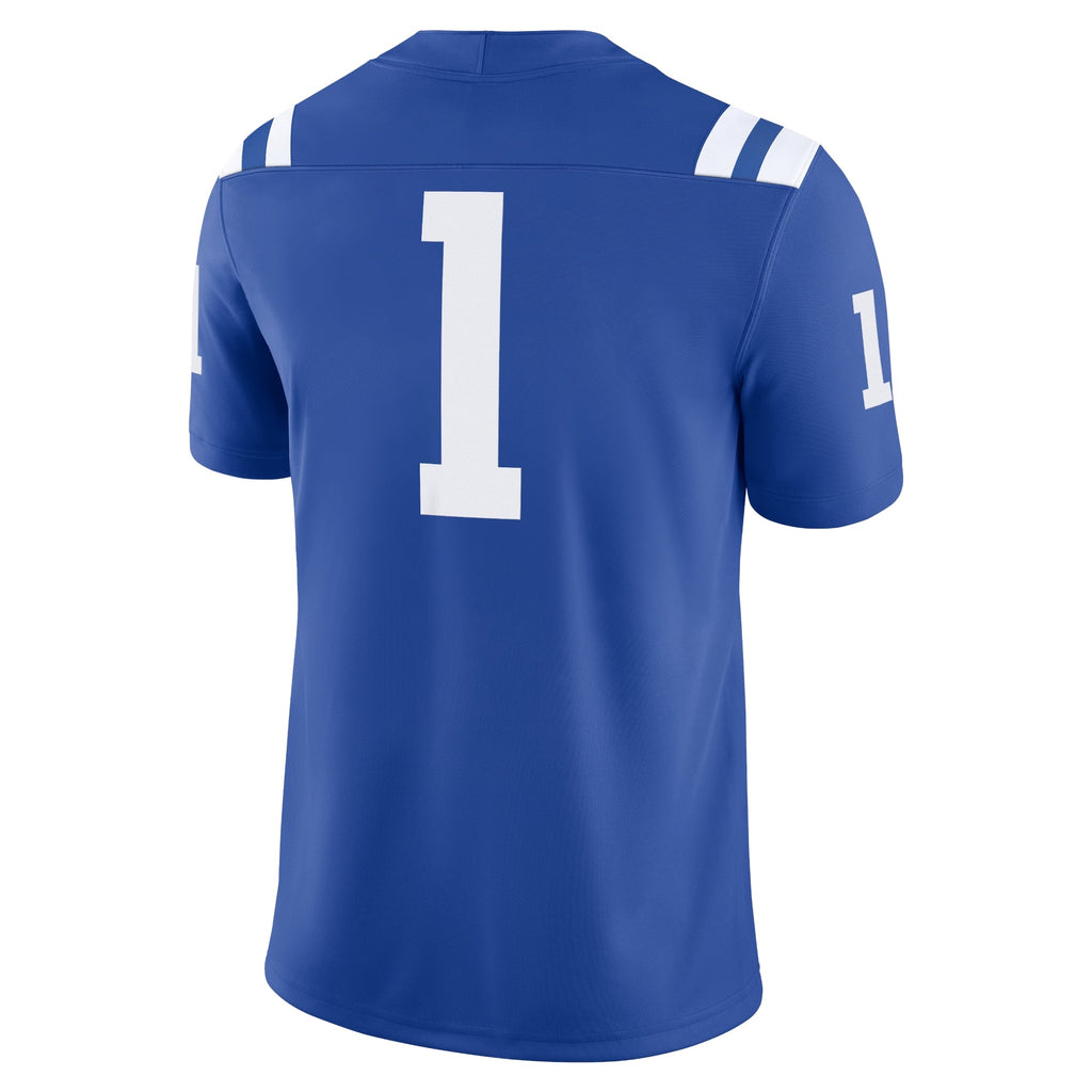 #1 Duke Blue Devils Game Jersey - Royal product image 4, provided for visual reference and product detail review