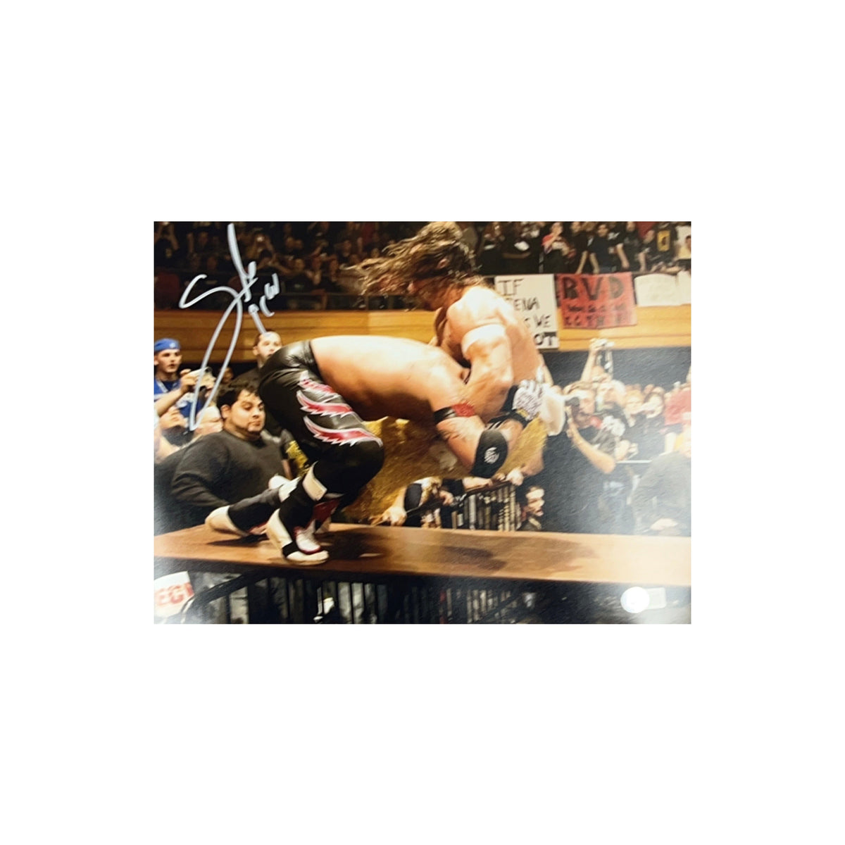 Sabu Autographed WWE ECW DDT 11x14 Beckett product image 1, provided for visual reference and product detail review