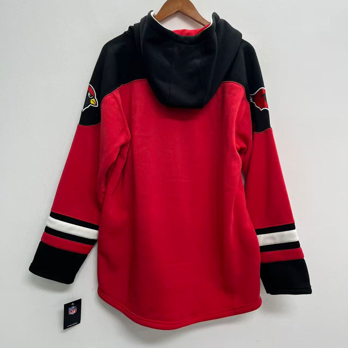 Arizona Cardinals Official NFL Hockey style hoodie product image 2