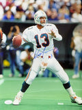 Dan Marino Autographed Miami Dolphins White Jersey 11x14 JSA product image 1, provided for visual reference and product