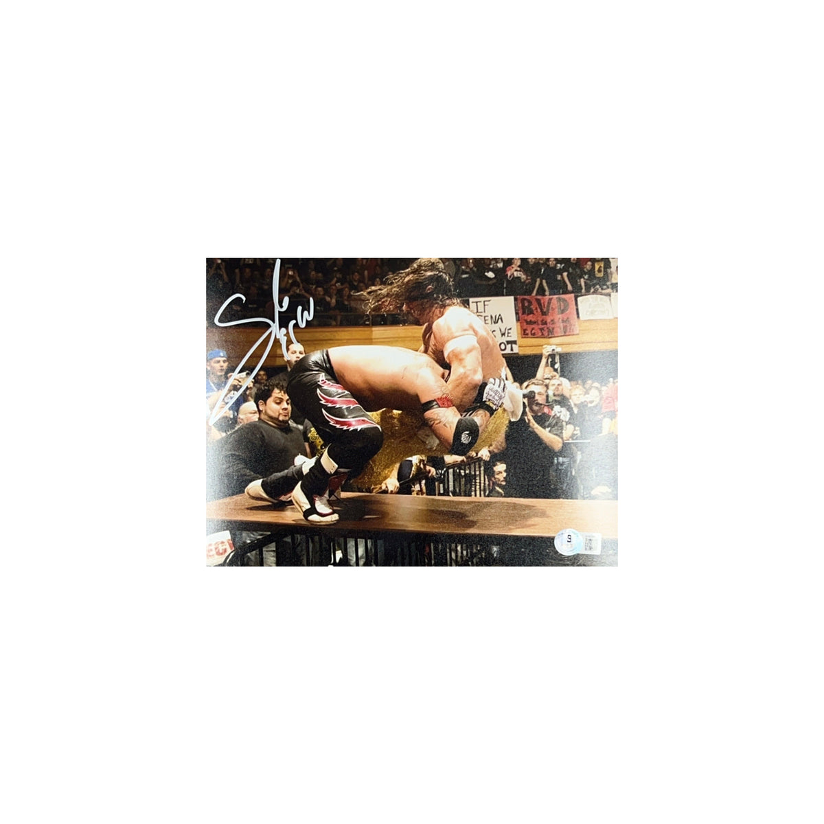 Sabu Autographed WWE ECW DDT 8x10 Beckett product image 1, provided for visual reference and product detail review