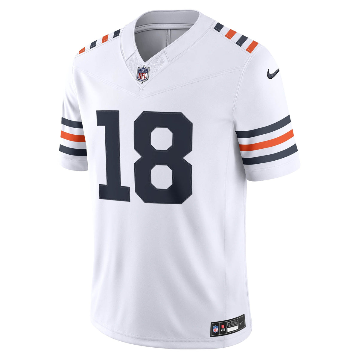 Chicago Bears Caleb Williams White Alternate Vapor F.U.S.E. Stitched Limited Jersey product image 3, provided for visual