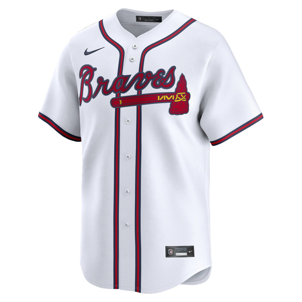 Atlanta Braves Deion Sanders White Limited Player Jersey product image 3, provided for visual reference and product detail