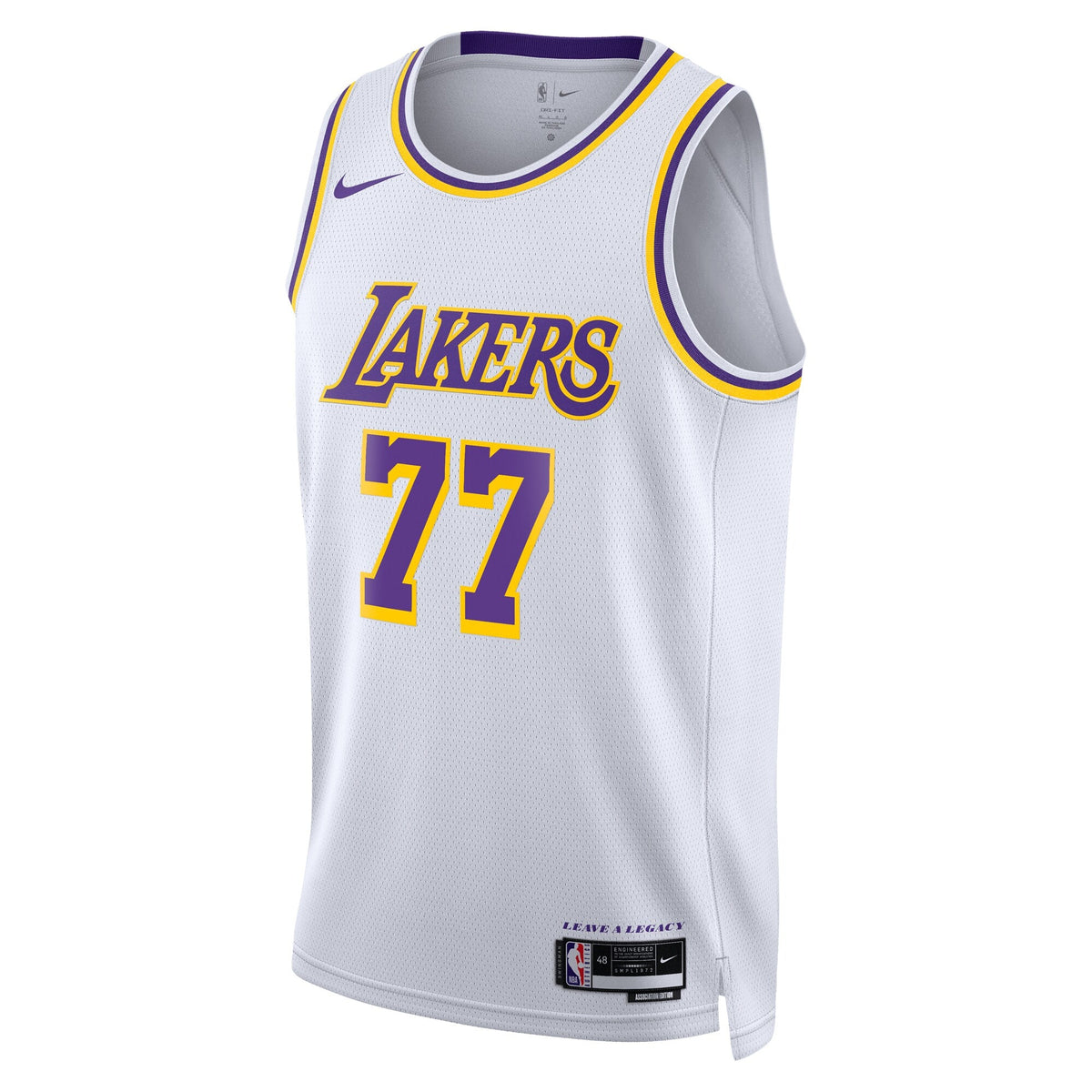 Los Angeles Lakers Association Edition Swingman Jersey - White - Luka Dončić product image 3, provided for visual reference