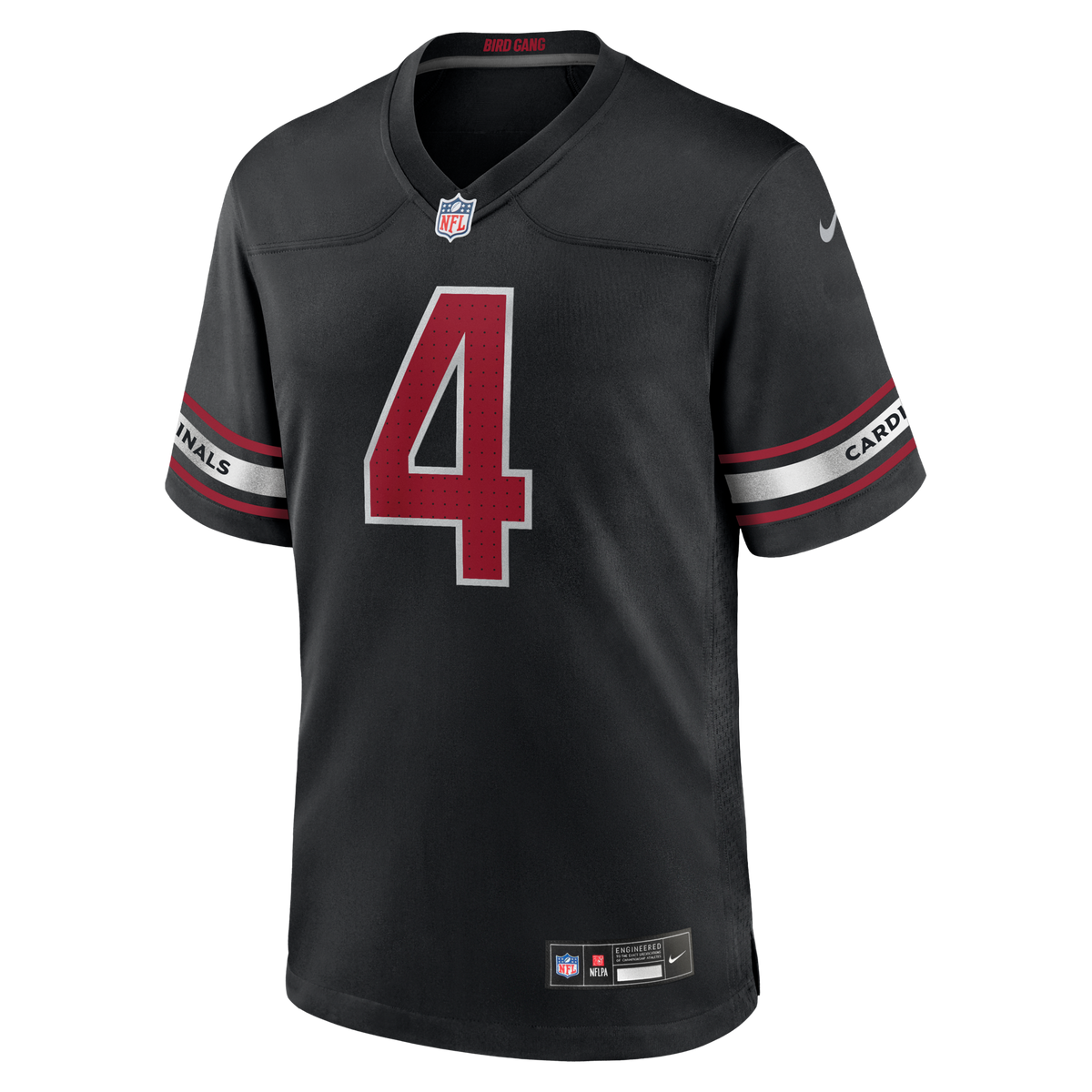 Arizona Cardinals Jeremiyah Love Black Alternate Game Player Jersey product image 3, provided for visual reference and