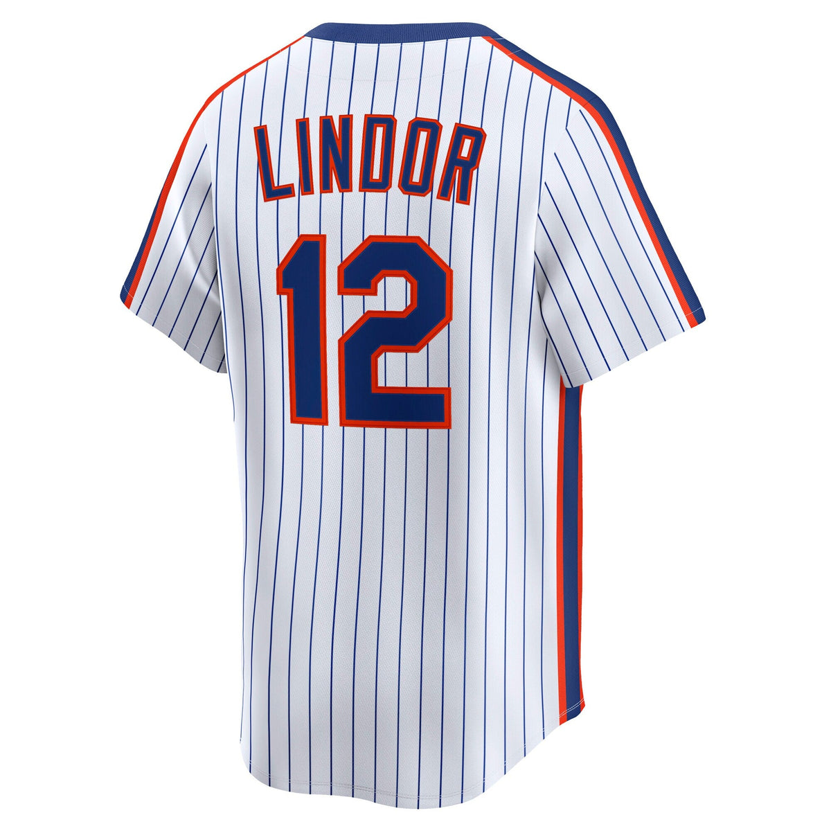 New York Mets Francisco Lindor White Throwback Cooperstown Collection Limited Jersey product image 4, provided for visual