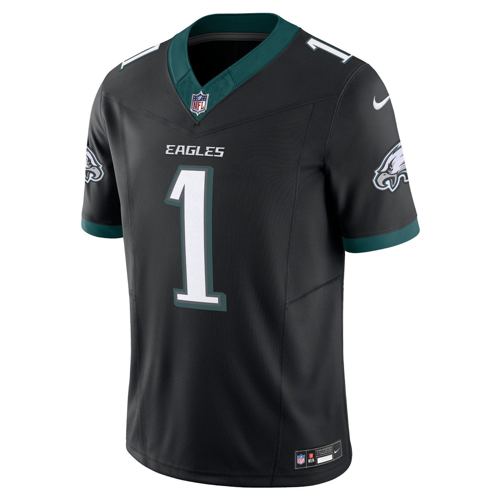 Philadelphia Eagles Jalen Hurts Black Alternate Vapor F.U.S.E. Limited Jersey product image 3, provided for visual reference