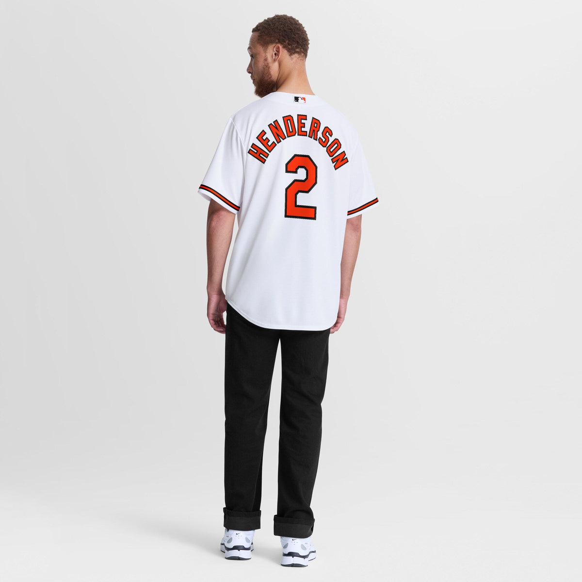 Baltimore Orioles Gunnar Henderson White Home Replica Jersey product image 4, provided for visual reference and product