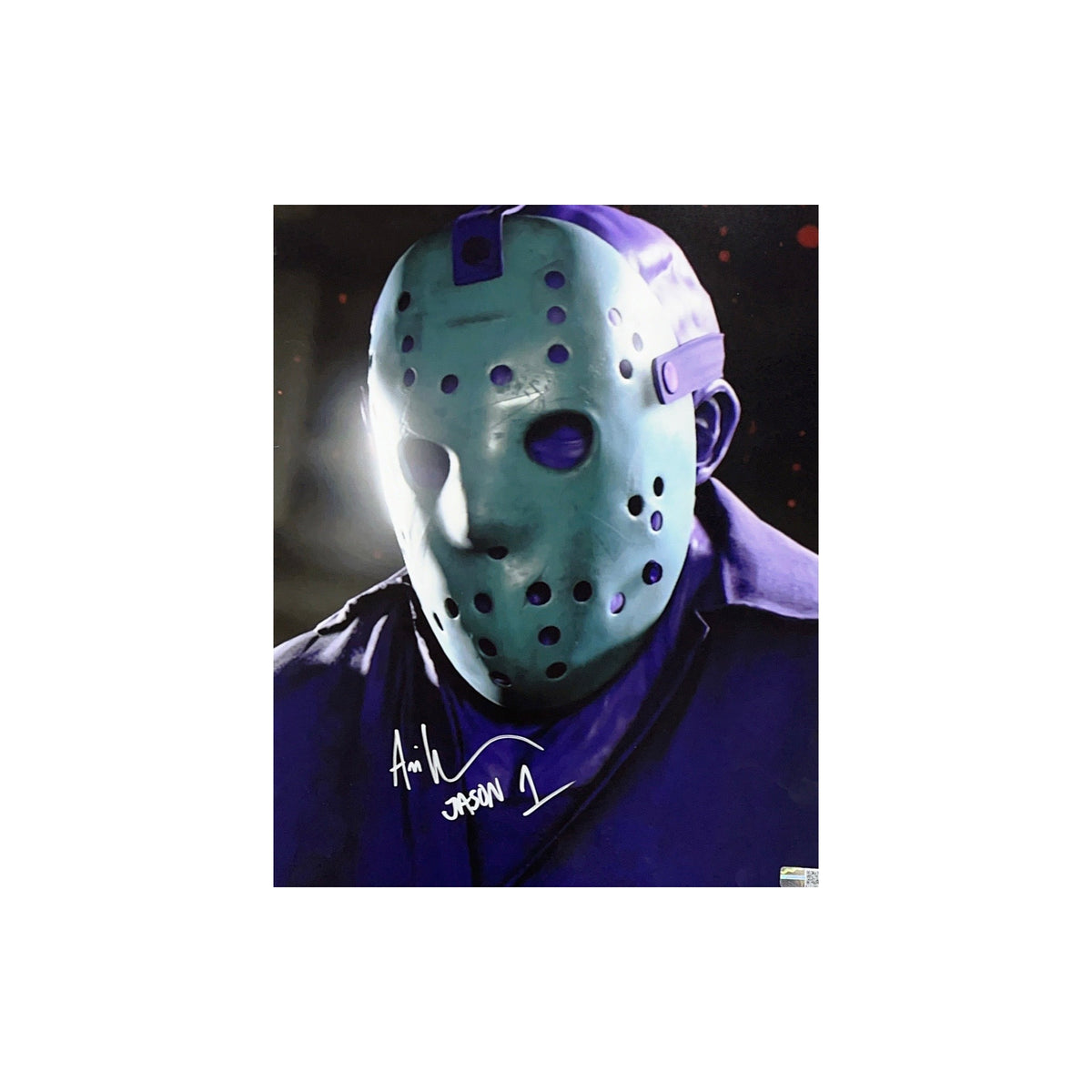 Ari Lehman Autographed Friday The 13th Close Up 11x14 "Jason 1" Inscription Steiner CX product image 1, provided for visual