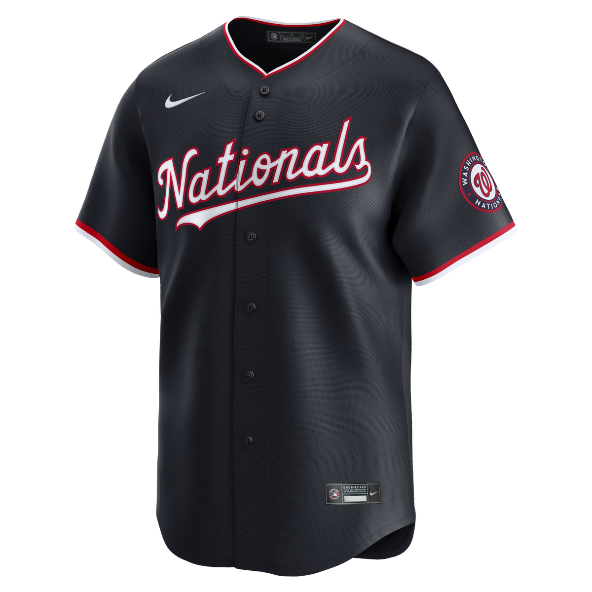 Washington Nationals James Wood Navy Alternate Limited Player Jersey product image 7, provided for visual reference and