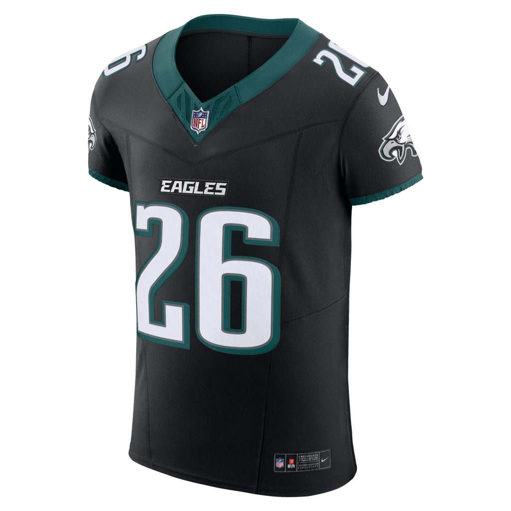 Philadelphia Eagles Saquon Barkley Black Alternate Vapor F.U.S.E. Elite Jersey product image 3, provided for visual