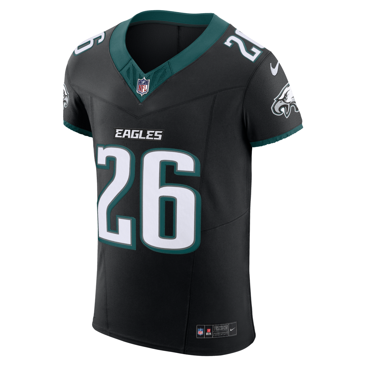 Philadelphia Eagles Saquon Barkley Black Alternate Vapor F.U.S.E. Elite Jersey product image 3, provided for visual