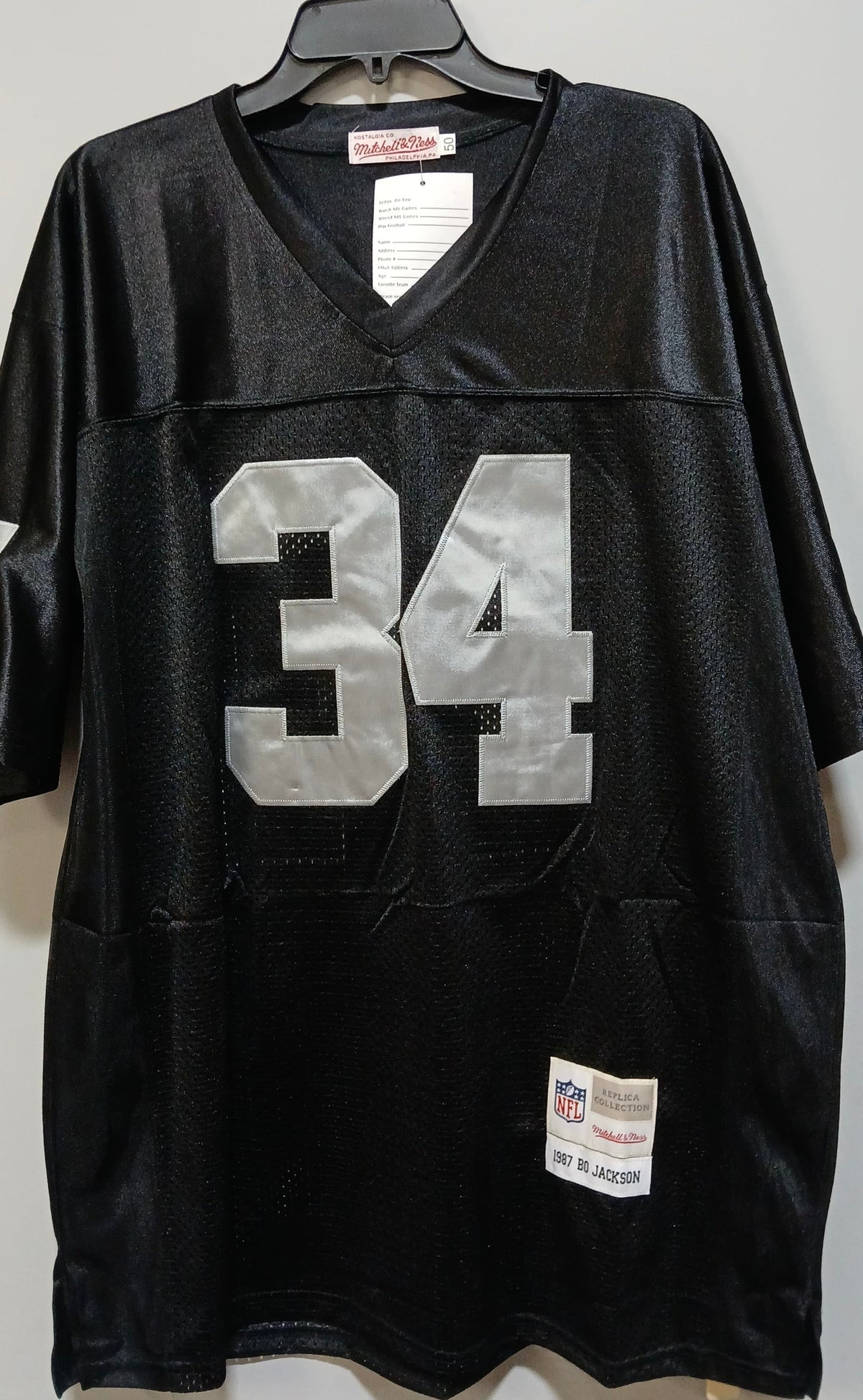 Bo Jackson Las Vegas Los Angeles Raiders Mitchell & Ness product image 2