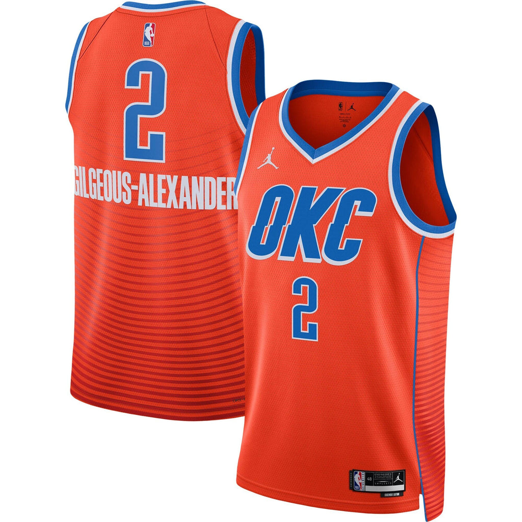 Oklahoma City Thunder Replica Statement Swingman Jersey - Shai Gilgeous-Alexander product image 1, provided for visual