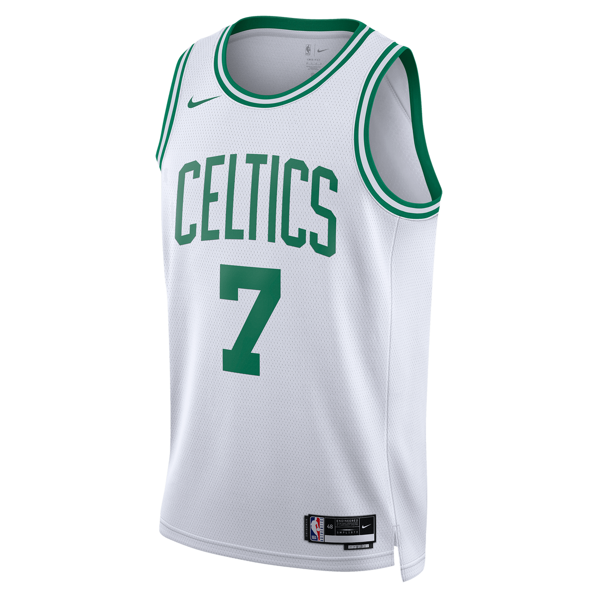 Boston Celtics Association Edition Swingman Jersey - Jaylen Brown product image 3, provided for visual reference and product