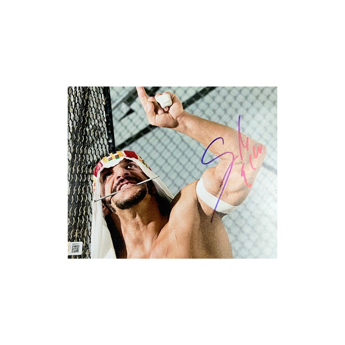 Sabu Autographed WWE ECW Finger Point 11x14 Beckett product image 1, provided for visual reference and product detail review