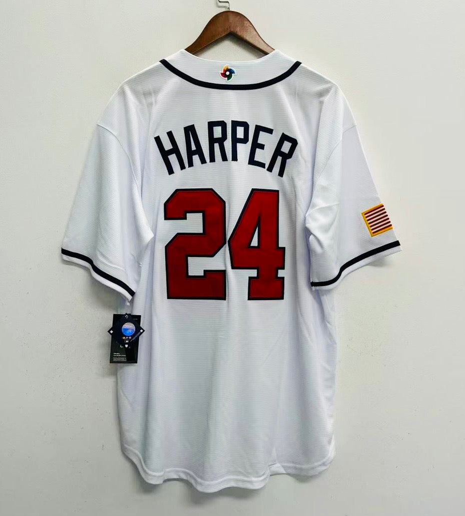 Bryce Harper 2026 Team USA Official Nike Jersey white product image 1