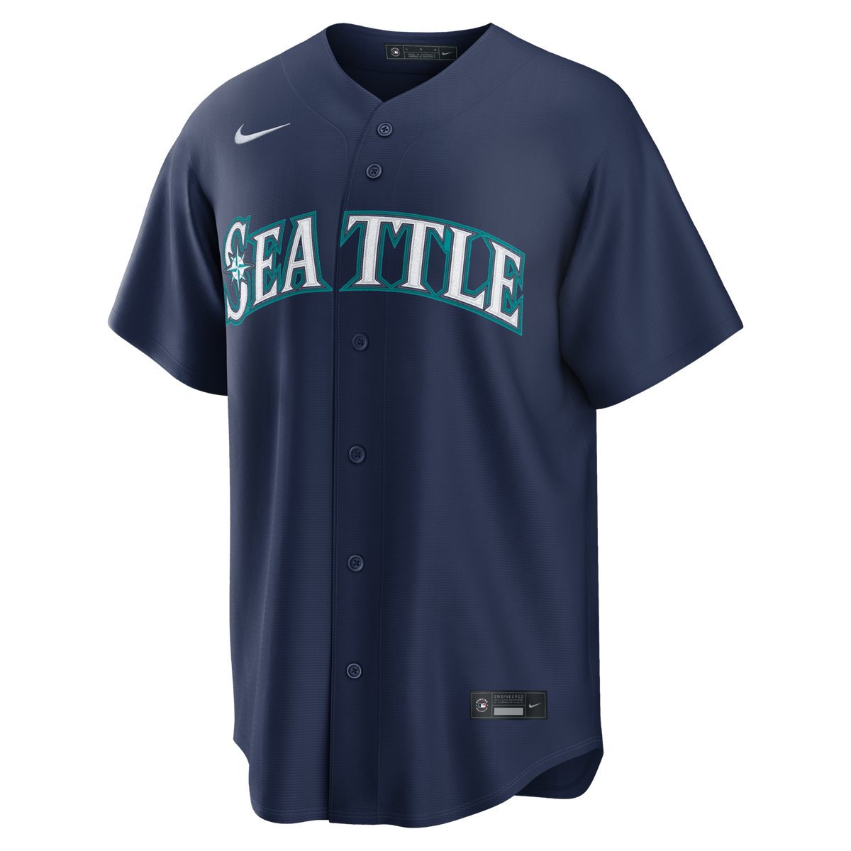 Seattle Mariners Cal Raleigh Navy Road Replica Jersey product image 3, provided for visual reference and product detail