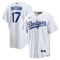 Los Angeles Dodgers Shohei Ohtani White Home Replica Jersey product image 1, provided for visual reference and product