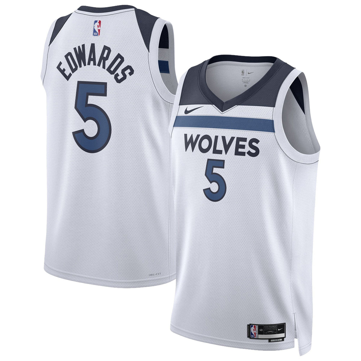 Minnesota Timberwolves Swingman Jersey - Association Edition - Anthony Edwards product image 2, provided for visual