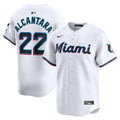 Miami Marlins Sandy Alcantara White Home Limited Player Jersey product image 1, provided for visual reference and product