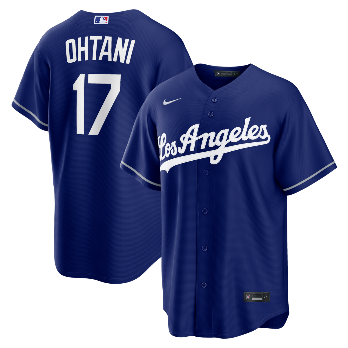 Los Angeles Dodgers Shohei Ohtani Royal Alternate Replica Jersey product image 1, provided for visual reference and product
