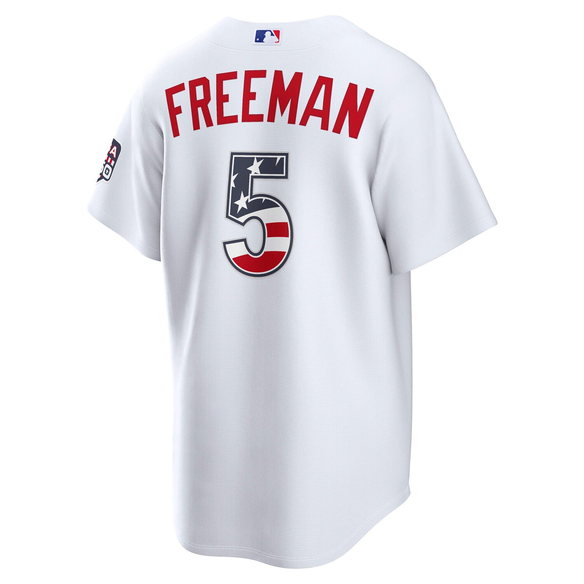 Fourth of July Los Angeles Dodgers Freddie Freeman White USA 250 Stadium Jersey product image 4, provided for visual