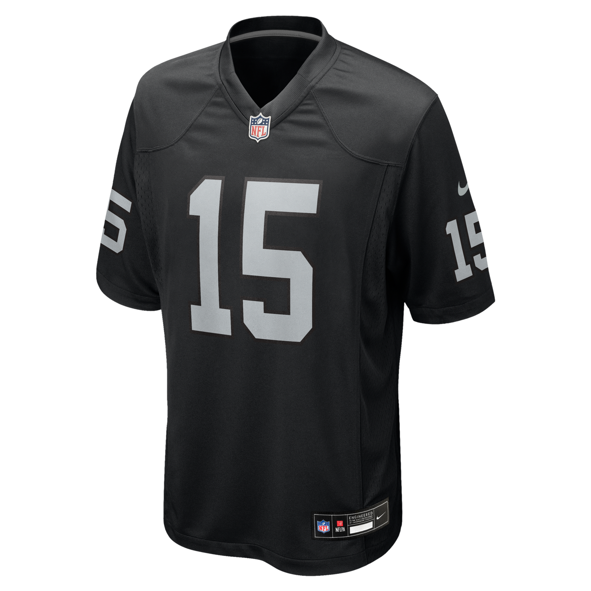 Las Vegas Raiders Fernando Mendoza Black 2026 NFL Draft First Round Pick No. 1 Team Game Jersey product image 3, provided