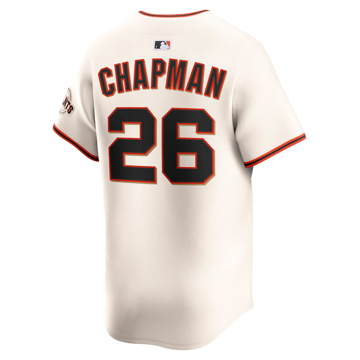 San Francisco Giants Matt Chapman Cream Home Limited Player Jersey product image 4, provided for visual reference and