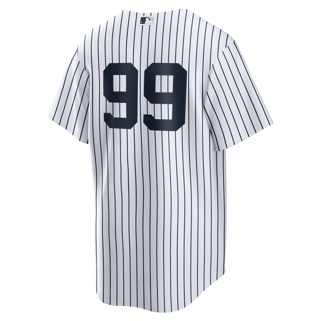 New York Yankees Aaron Judge White Home Replica Player Name Jersey product image 4, provided for visual reference and