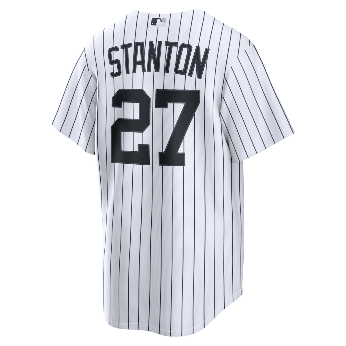 New York Yankees Giancarlo Stanton White Home Replica Jersey product image 4, provided for visual reference and product