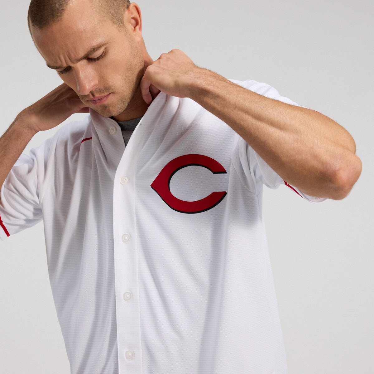 Cincinnati Reds Elly De La Cruz White Alternate 2 Replica Jersey product image 11, provided for visual reference and product