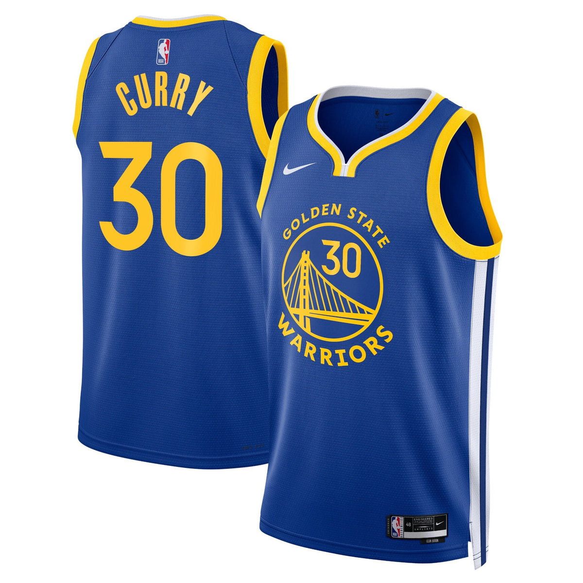 Golden State Warriors Icon Edition Swingman Jersey - Royal - Stephen Curry product image 1, provided for visual reference