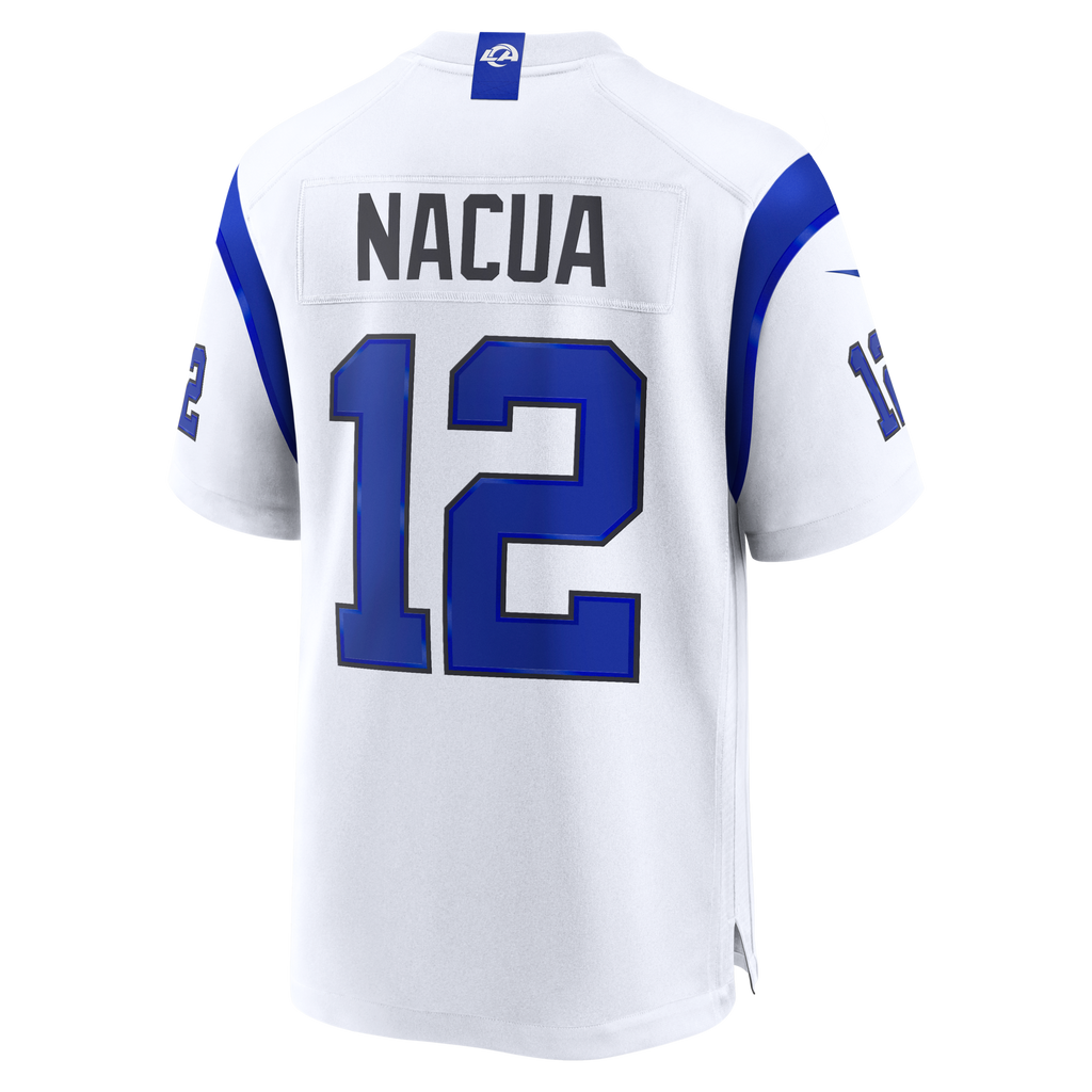 Los Angeles Rams Puka Nacua Fearsome White Game Jersey product image 4, provided for visual reference and product detail