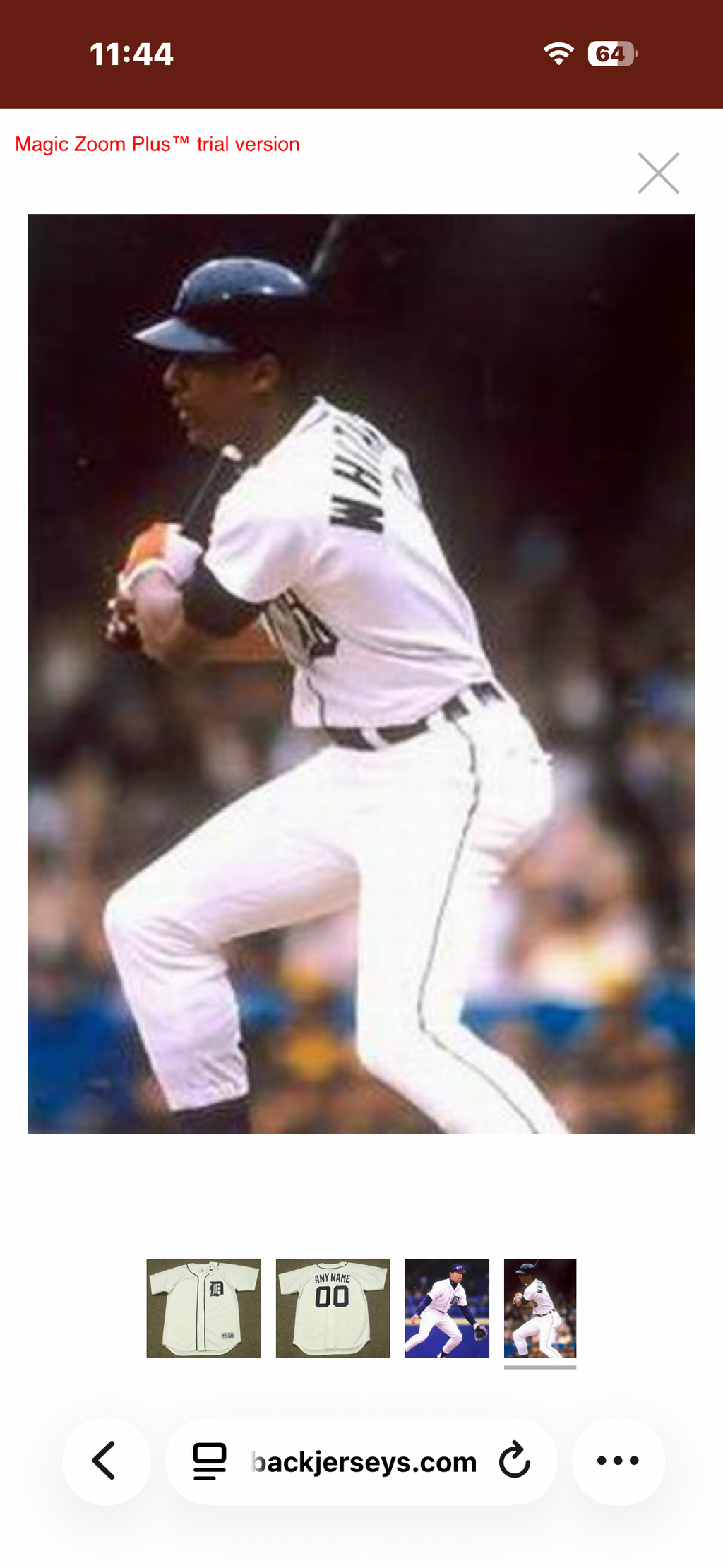 Any Name & Number Customized 1980’s Detroit Tigers Official product image 4
