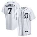 Detroit Tigers Kevin McGonigle White Home Replica Jersey product image 1, provided for visual reference and product detail