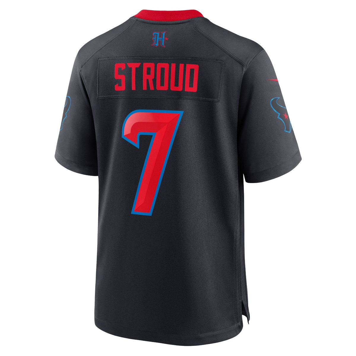 Houston Texans C.J. Stroud Navy 2nd Alternate Game Jersey product image 4, provided for visual reference and product detail