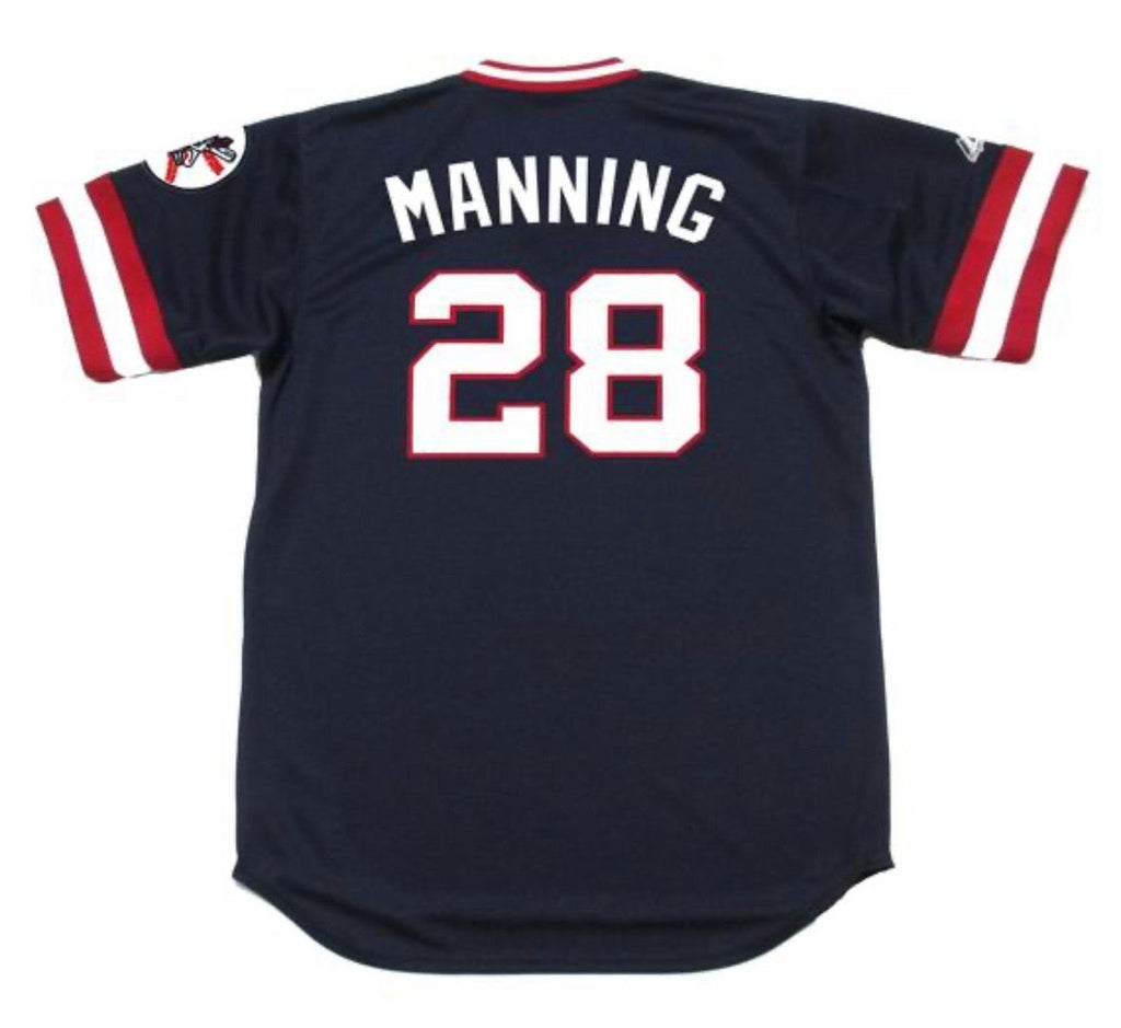 Rick Manning Cleveland Indians Official MLB Majestic Jersey product image 1