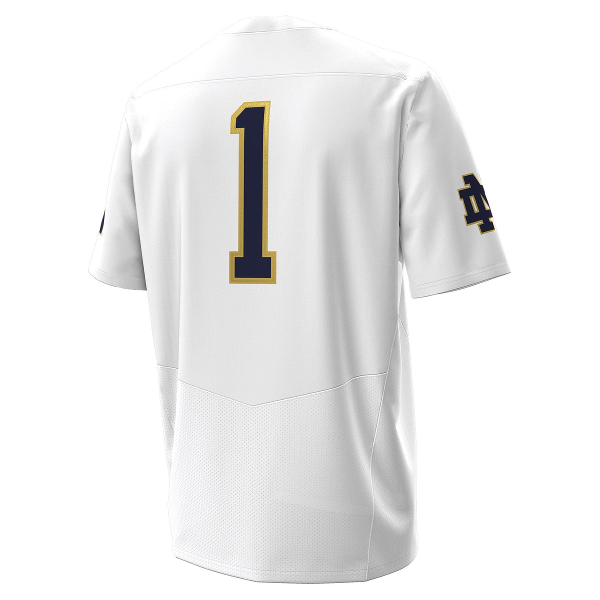 Notre Dame Fighting Irish Premier Football Jersey - White product image 4, provided for visual reference and product detail