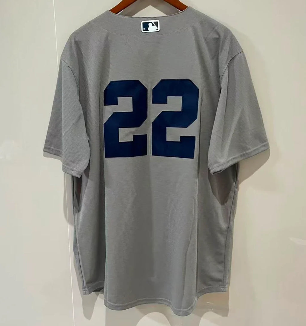 Ben Rice New York Yankees Official MLB Nike gray road product image 1