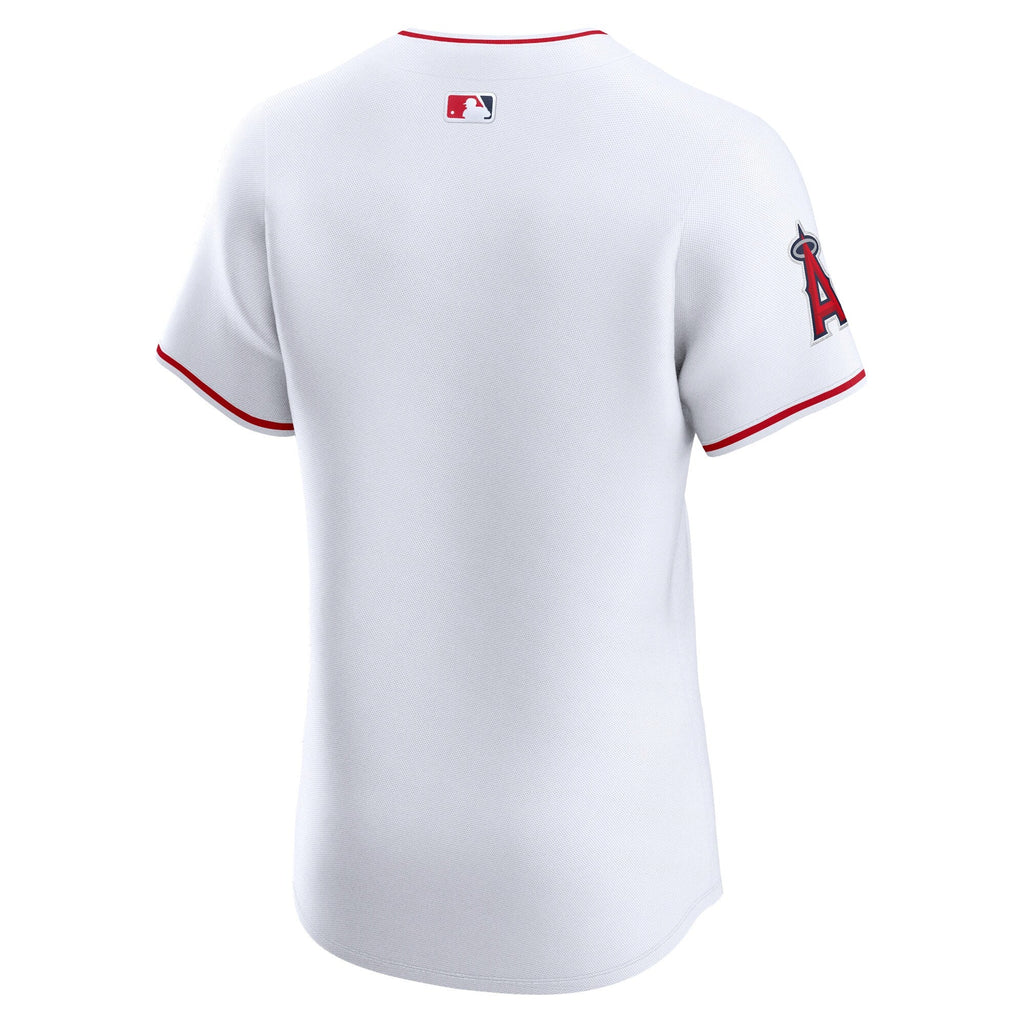 Los Angeles Angels White Home Elite Jersey product image 4, provided for visual reference and product detail review