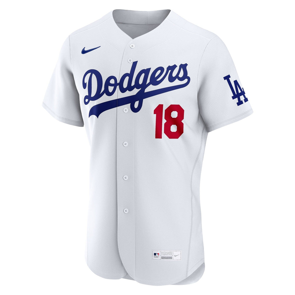 Los Angeles Dodgers Yoshinobu Yamamoto White Home Authentic Jersey product image 3, provided for visual reference and