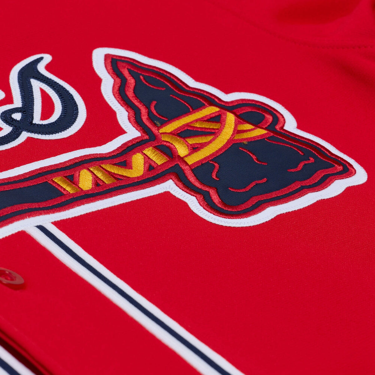 Atlanta Braves Chipper Jones Red 2006 Cooperstown Collection Authentic Jersey product image 8, provided for visual reference