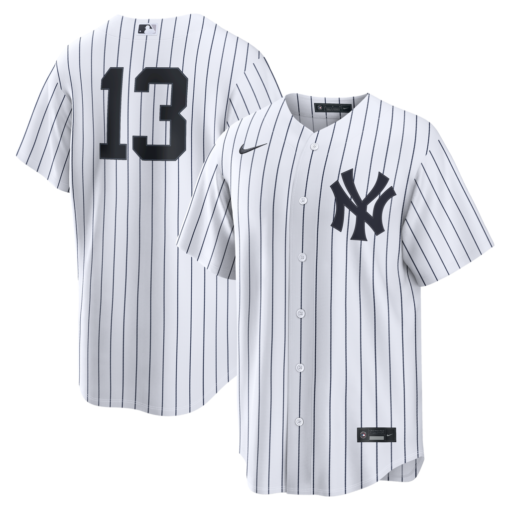 New York Yankees Jazz Chisholm Jr. White Home Replica Jersey product image 1, provided for visual reference and product
