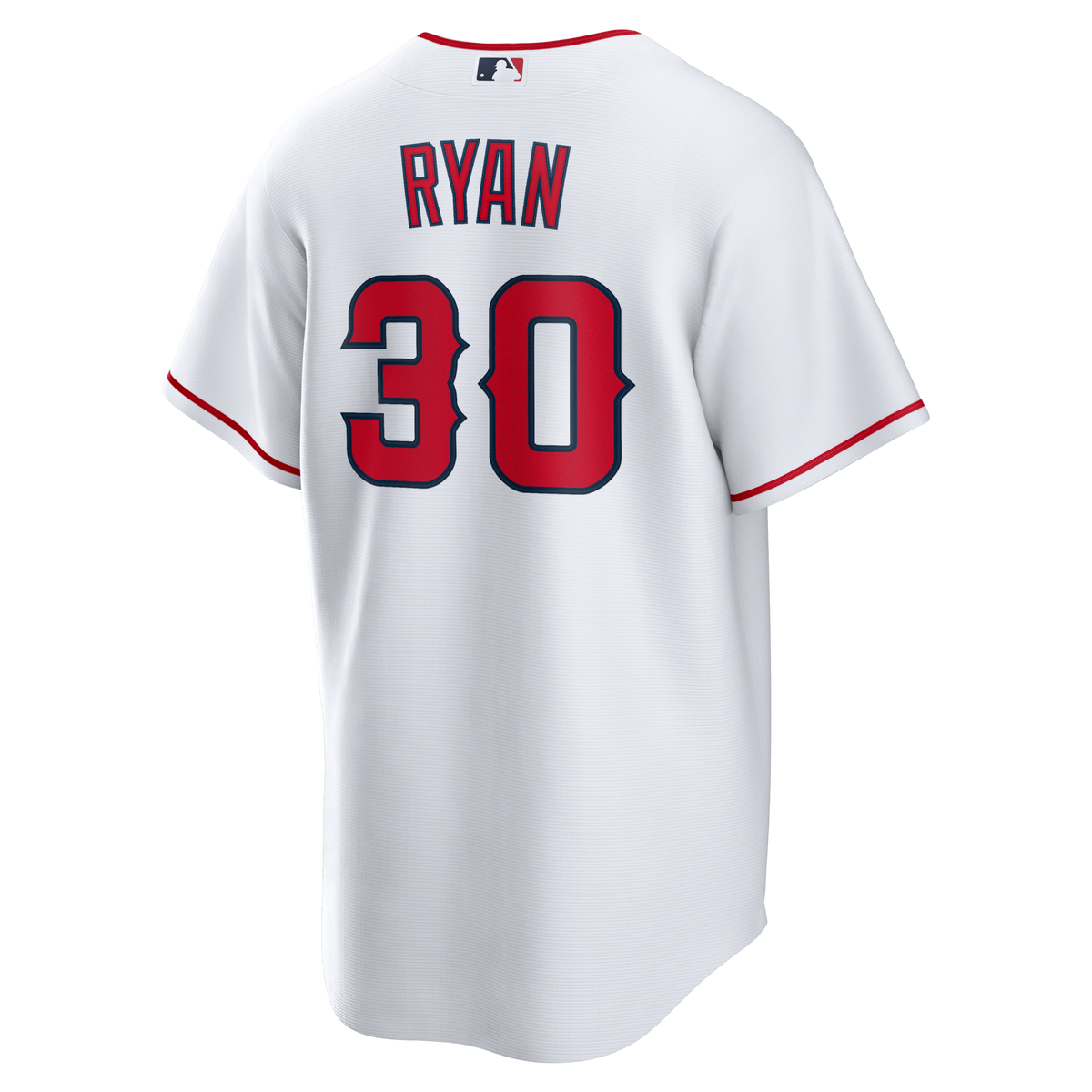 Los Angeles Angels Nolan Ryan White Home Retired Player Replica Jersey product image 4, provided for visual reference and
